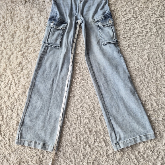 NWOT Juicy Couture Y2K Cargo Jeans w/ Pink Logo Back Pockets | Size 0 / 24 - Picture 9 of 16